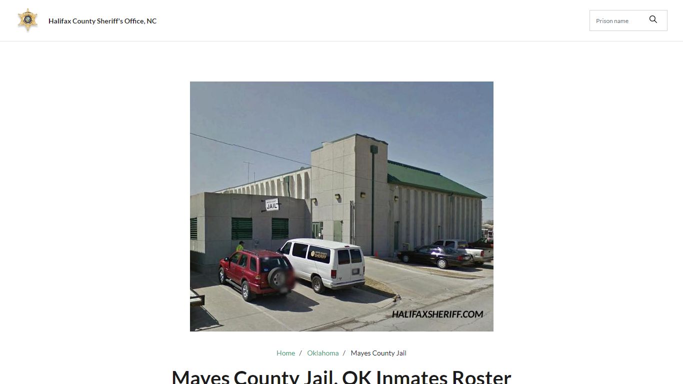 Mayes County Jail , OK Inmates Roster - halifaxsheriff.com